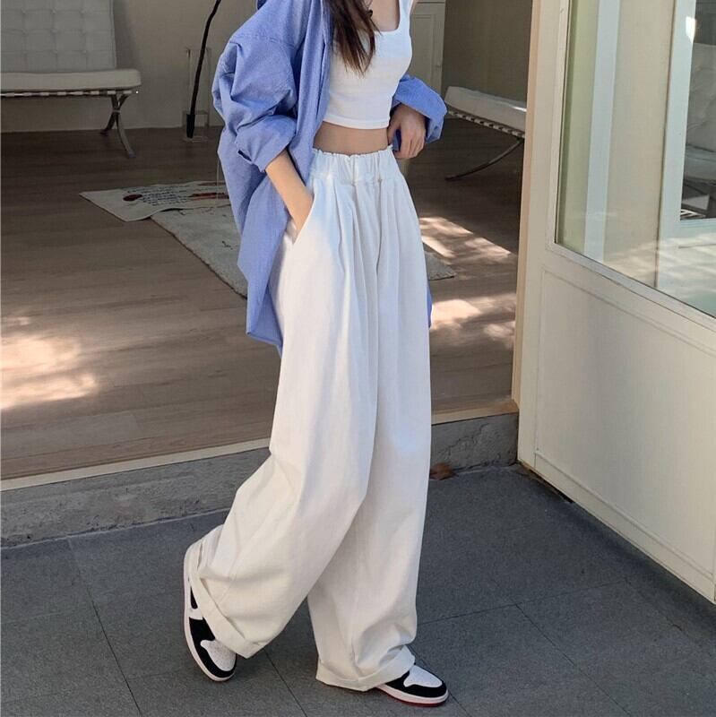 パンツ レディース ワイドパンツ カジュアルパンツ モップパンツ ボトムス ズボン ワイド 体型カバー 楽ちん こなれ感 ラフ カジュアル スタイルアップ かわいい 大人可愛い 大人女子 きれいめ シンプル おしゃれ ナチュラル 着やせ 韓国 ストリート 抜け感 上品 OL ママ ガーリー キュート レトロ ゆったり ゆる ラフ ファッション コーデ 定番 インスタ映え デート お出かけ 女子会 休日 散歩 イベント 旅行 フリーサイズ 10代 20代 30代 40代 カーキ ホワイト 白 送料無料