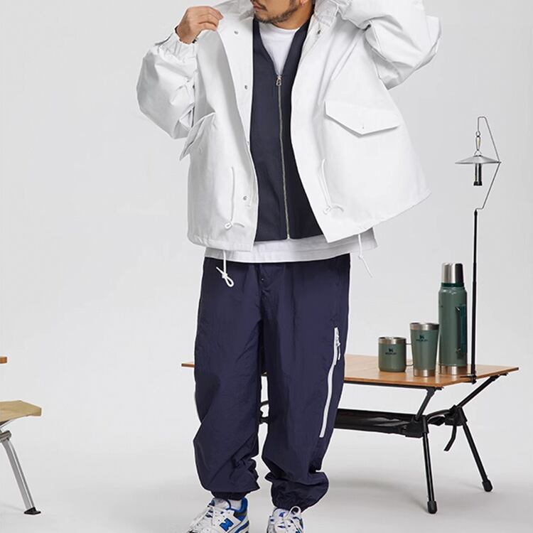 ★SOLID COLOR DRAWSTRING JACKET　　　A0731