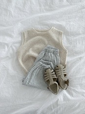 【取寄/韓国直送】minirobe 26/SM ドットマーブルブラウス｜夏服｜韓国子供服