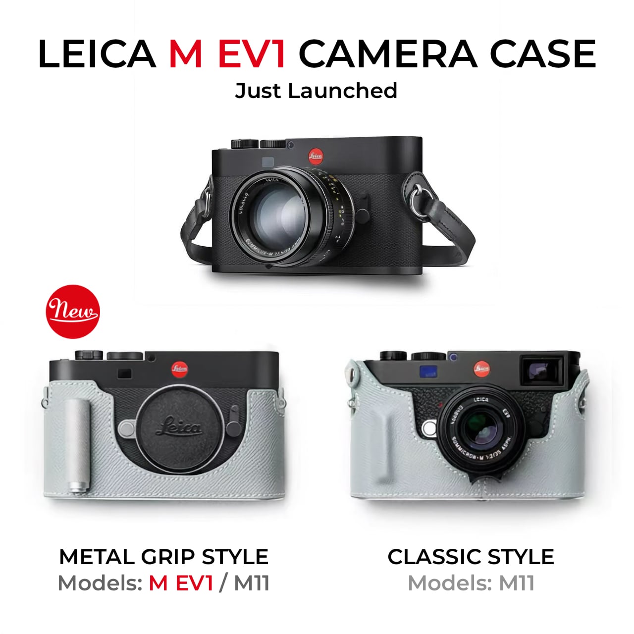 ライカ M11 / M EV1専用 シグニチャーグリップボディーケース | Mr.Stone