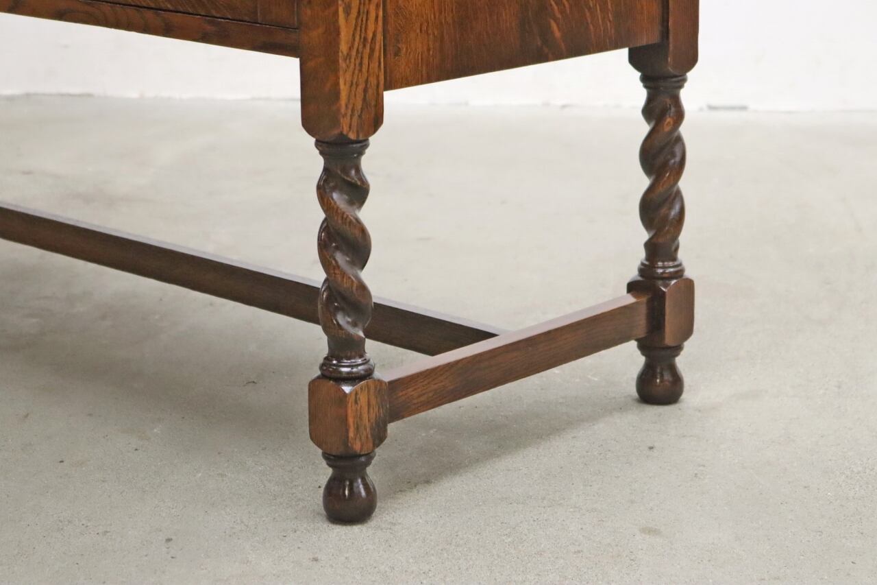 英国 イギリス ミラーバック チェスト オーク材 収納 引き出し サイド