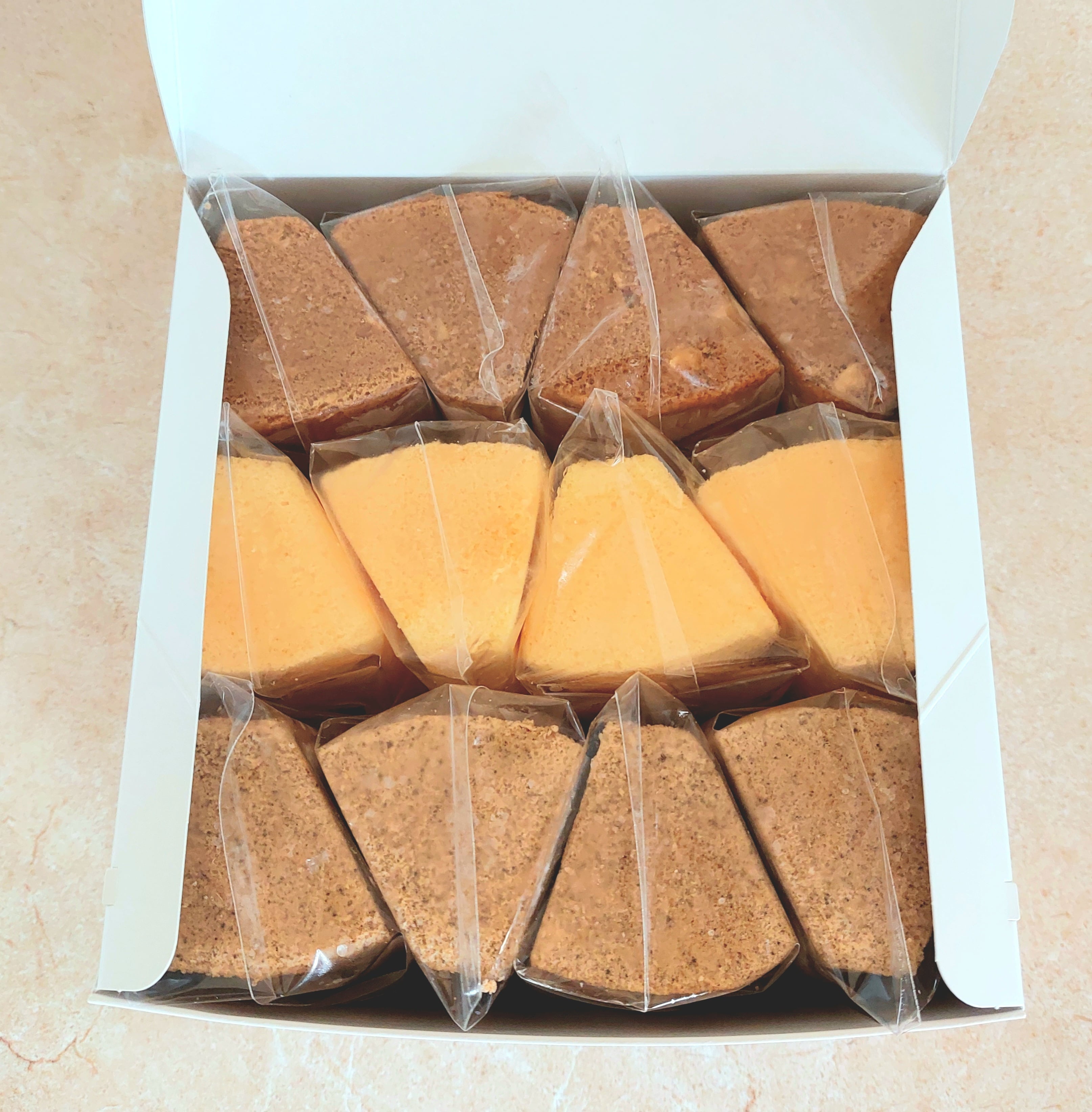 冷凍シフォンケーキ｢12カット詰め合わせ｣① | 豆乳シフォンケーキの