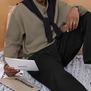 ヘンリーカラー薄手スウェット　942