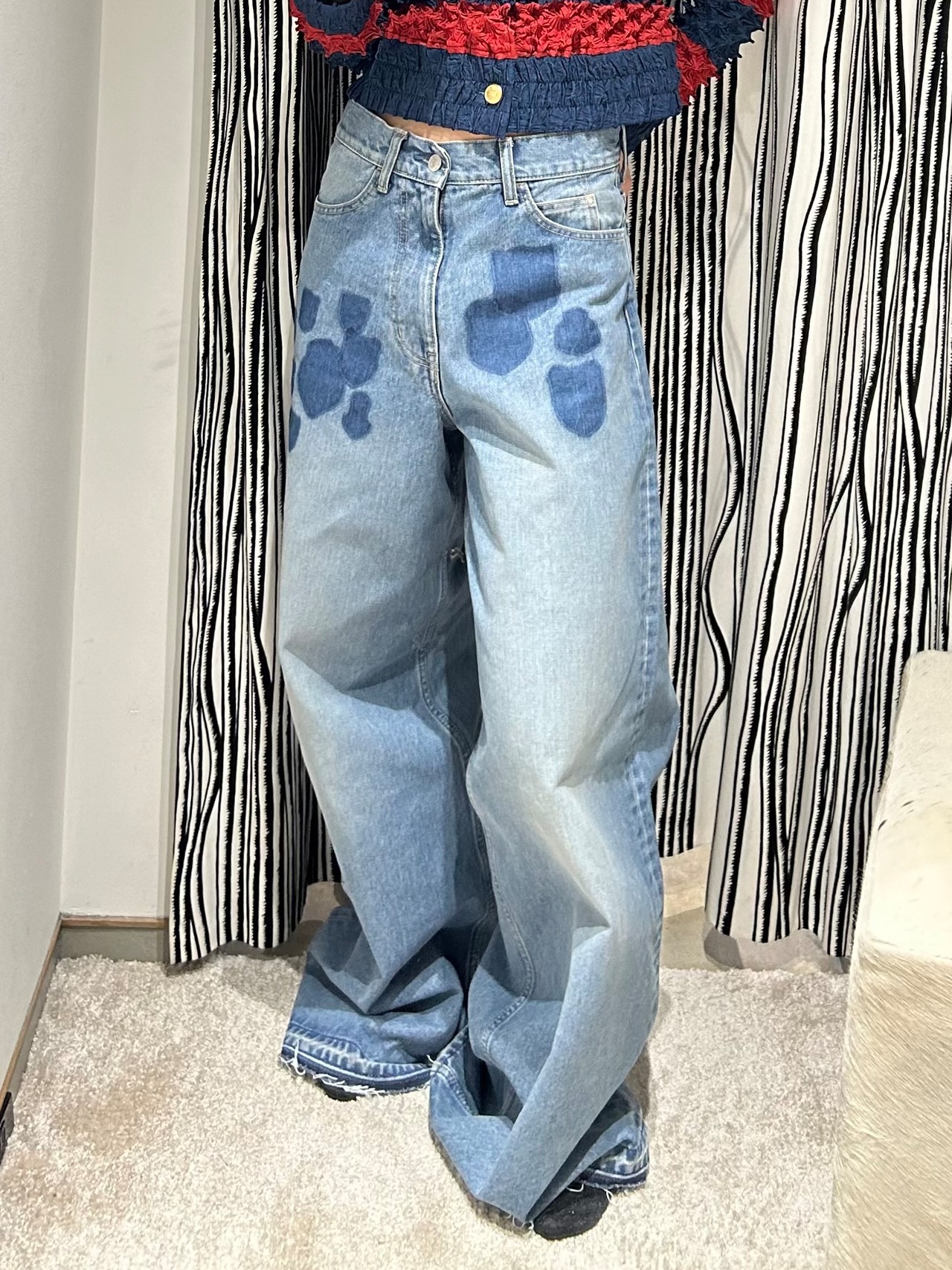 【25SS】MASU エムエーエスユー /　"MASU BOYS" EMBLEM BAGGY JEANS / デニムパンツ - 1