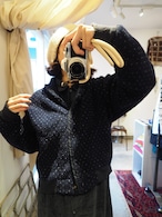 1990‘s L.L.Bean Vintage Fleece Dot-Pattern Snap Cardigan