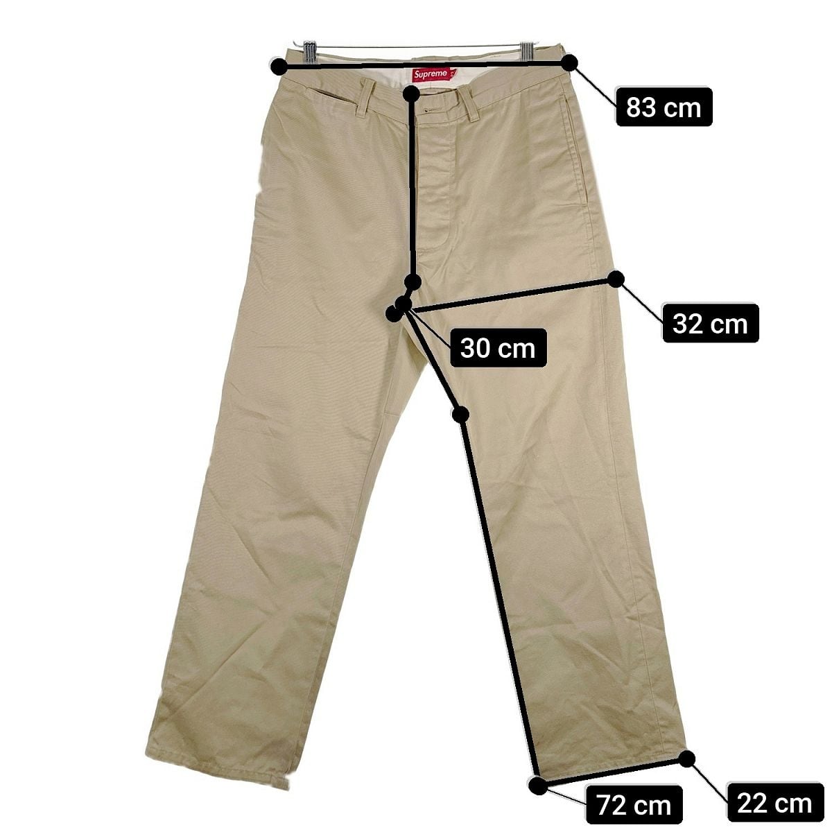 難有】Supreme/シュプリーム Chino Pant チノパン/ワークパンツ/30