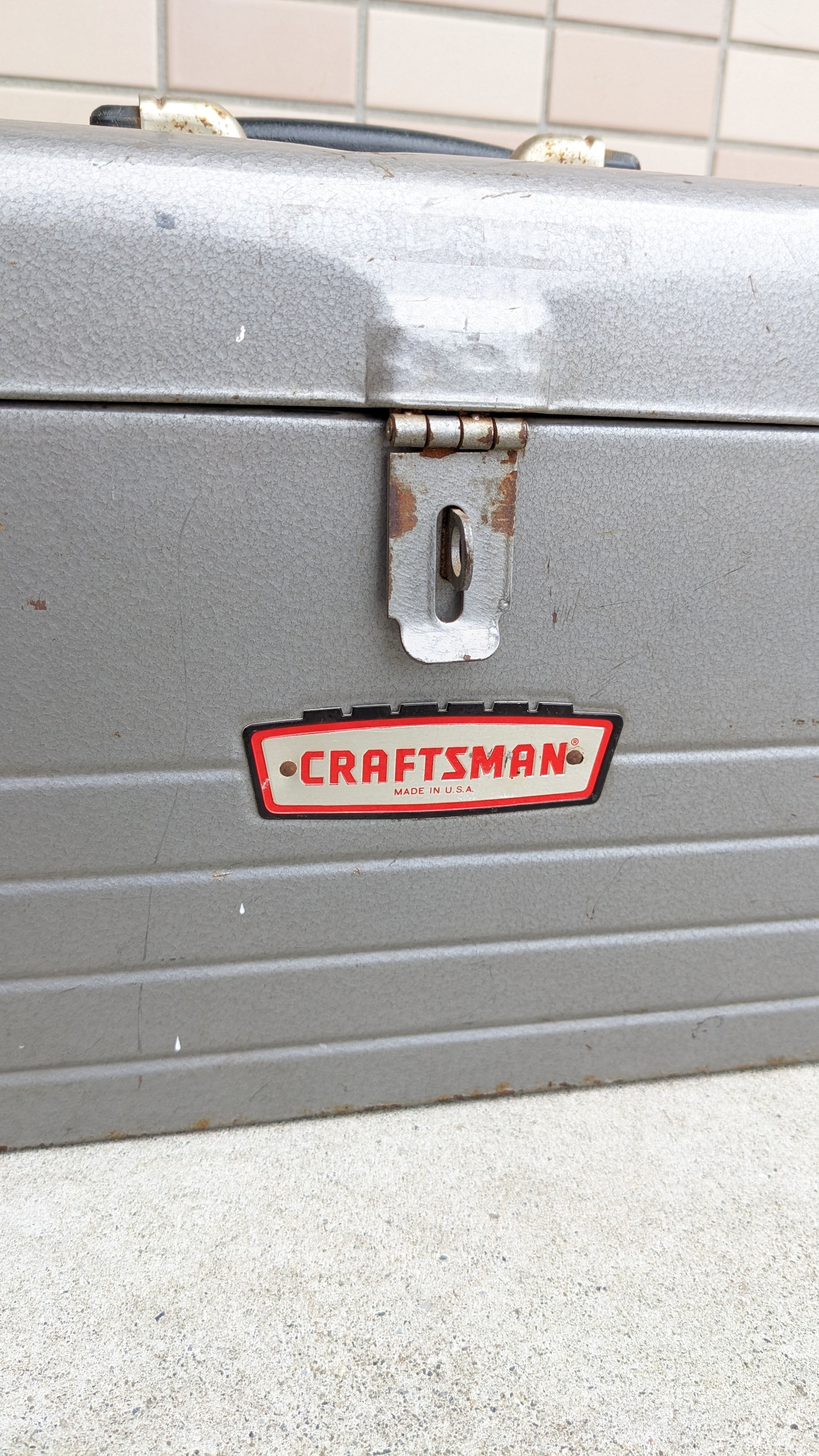 Vintage CRAFTSMAN 6500 ToolBox PartsBox MetalCase USA Vintage CRAFTSMAN 6500 ToolBox PartsBox MetalCase USA