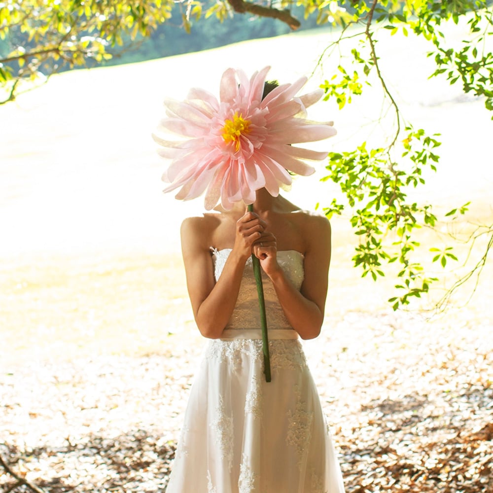 パステルガーベラ ピンク Giant Flower 45cm 結婚式 ウェディング