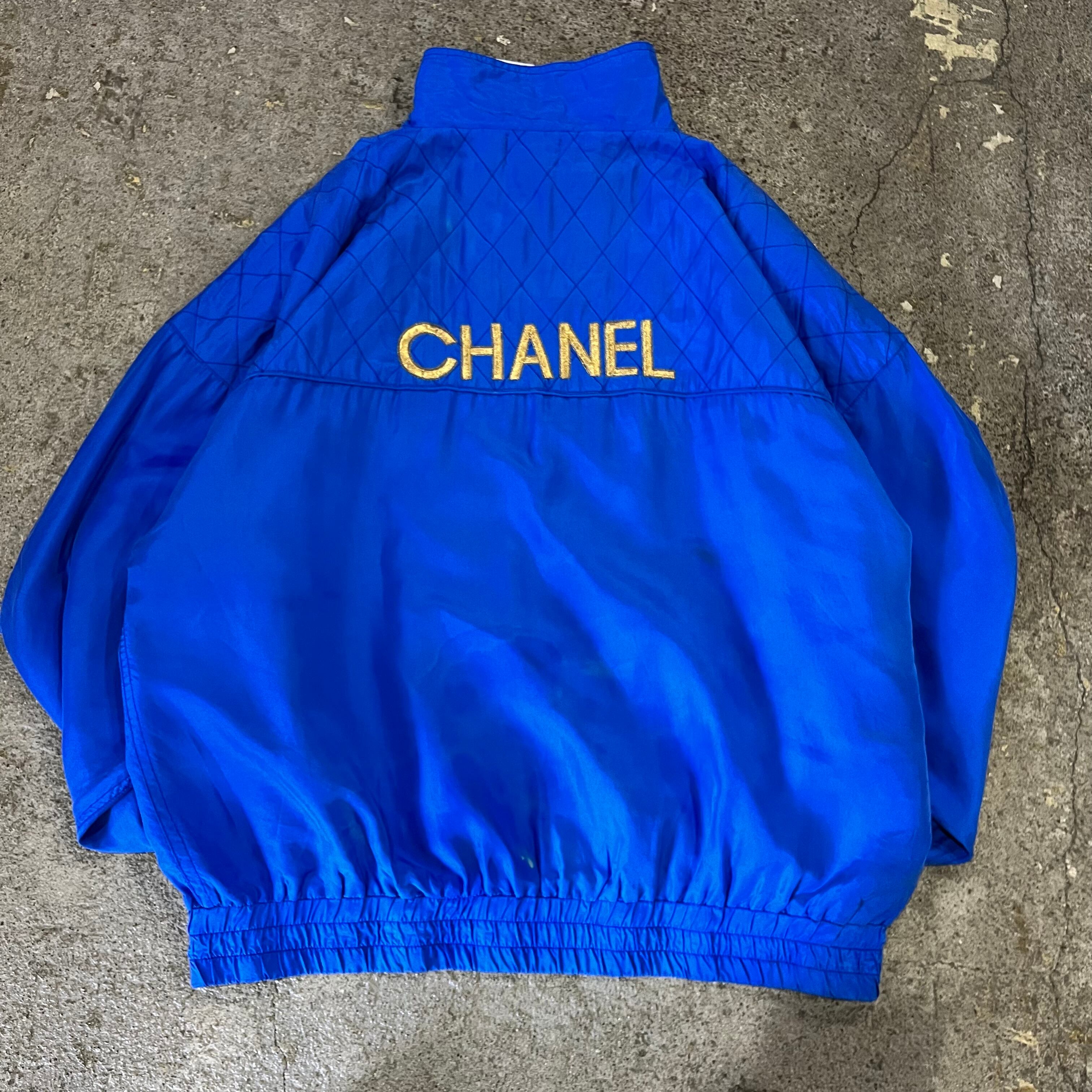90s CHANEL bootleg zip up blouson | What