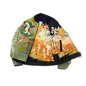 【bomber32】再構築リバーシブルボンバー Kimono×Military MIX BOMBER JACKET