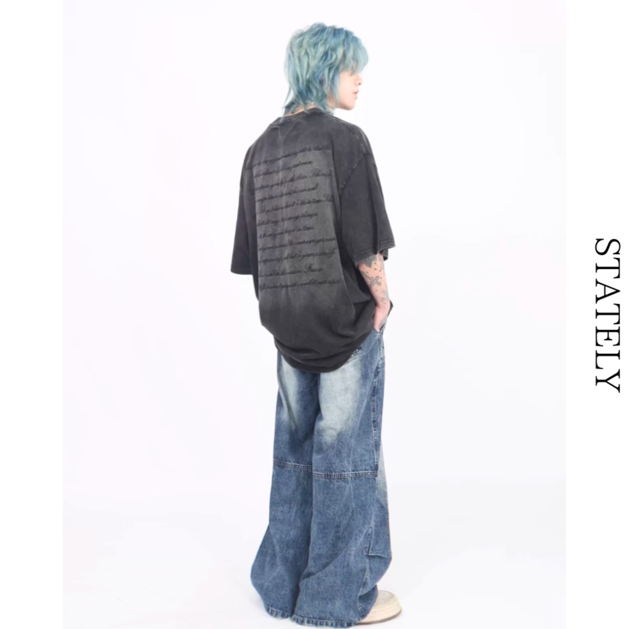 Shadow Script Tee_T264・画像4