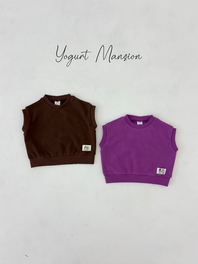 【取寄/韓国直送】Yogurt Mansion　フレンズチョッキ｜秋服｜韓国子供服｜26/AT