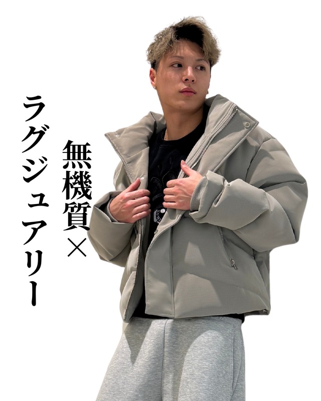 【最短翌日発送×数量限定】クロコレザーダウン(OU00005)