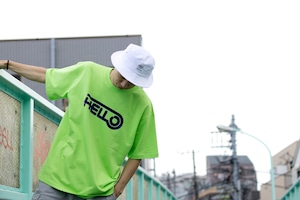 HELLO SS TEE #LIME