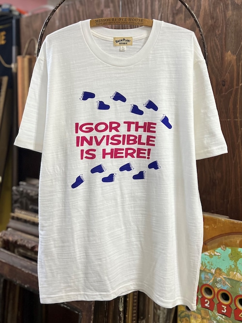 SNOW PLANT VINTAGE GRAPHIC TEE　”IGOR FOOT"