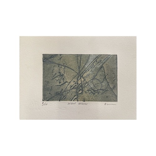 落合皎児【版画】Wind Mirror #8/16 — 1990s 18(H) × 25(W)cm