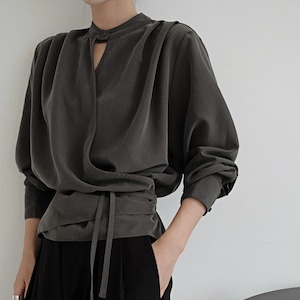 Tie-Waist Blouse T3754