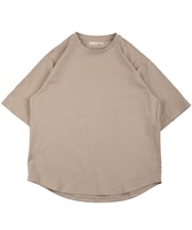 【#Re:room】ONE POINT ROUND HEM BIG T-shirts［REC702］