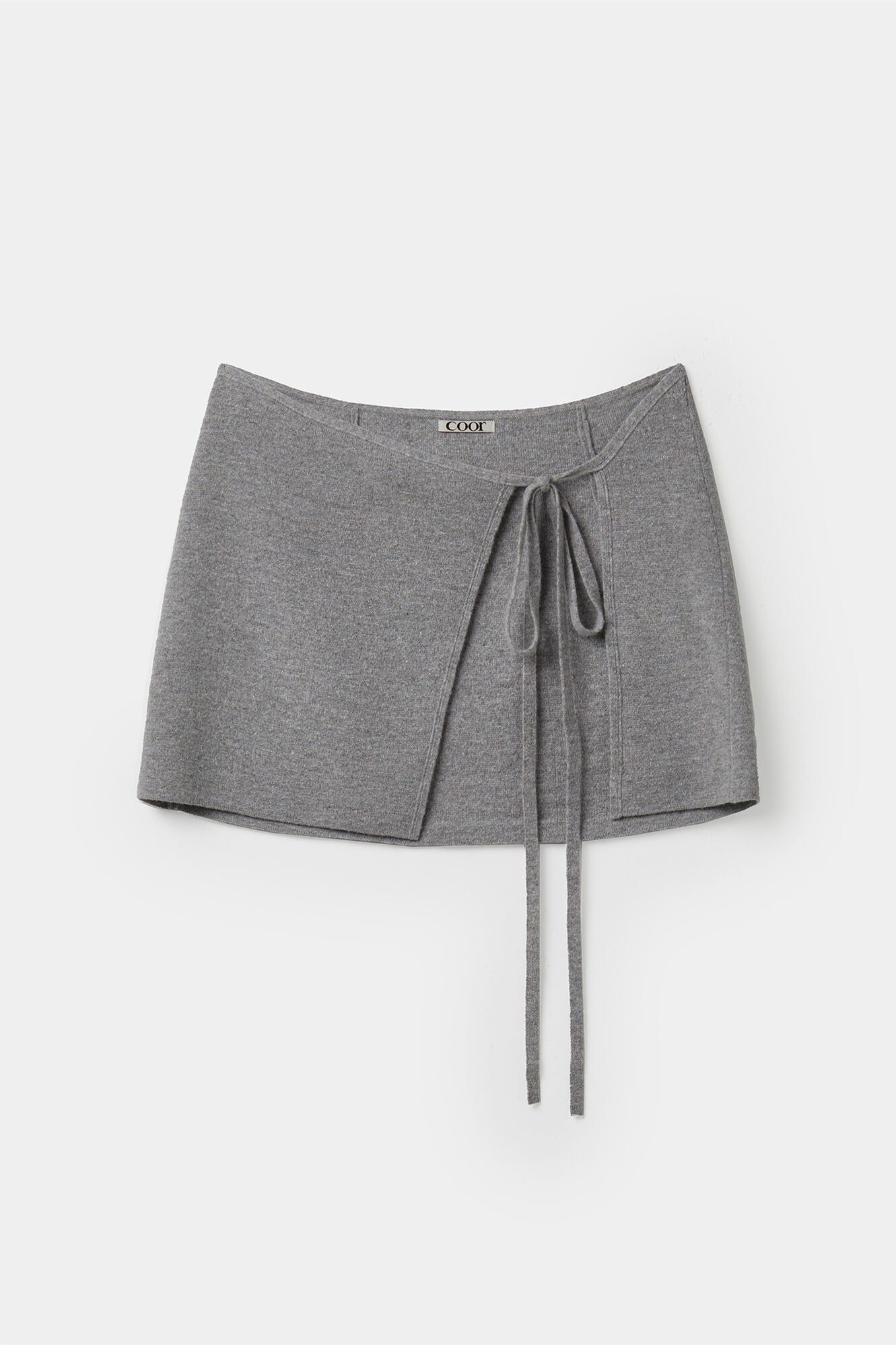 COOR WOMEN] Wool layered wrap skirt (Gray) 正規品 韓国ブランド