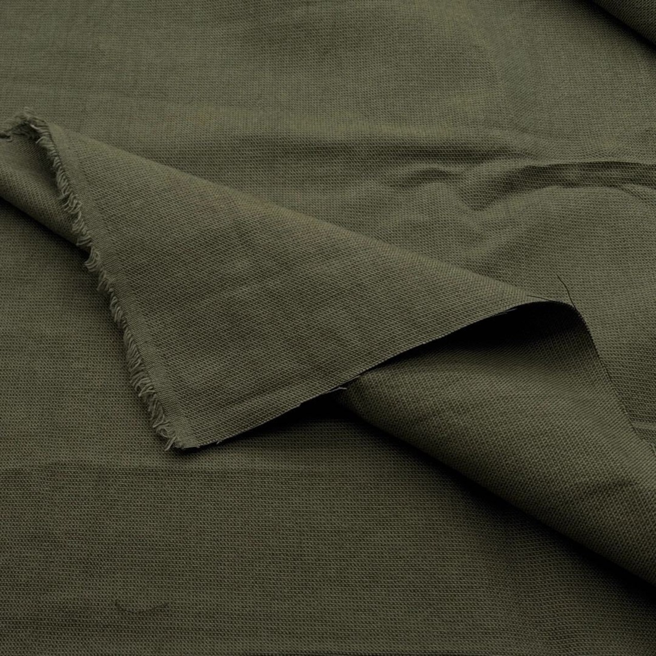 ★TC029◆2m◆綿100%ど詰生地◆オリーブ色