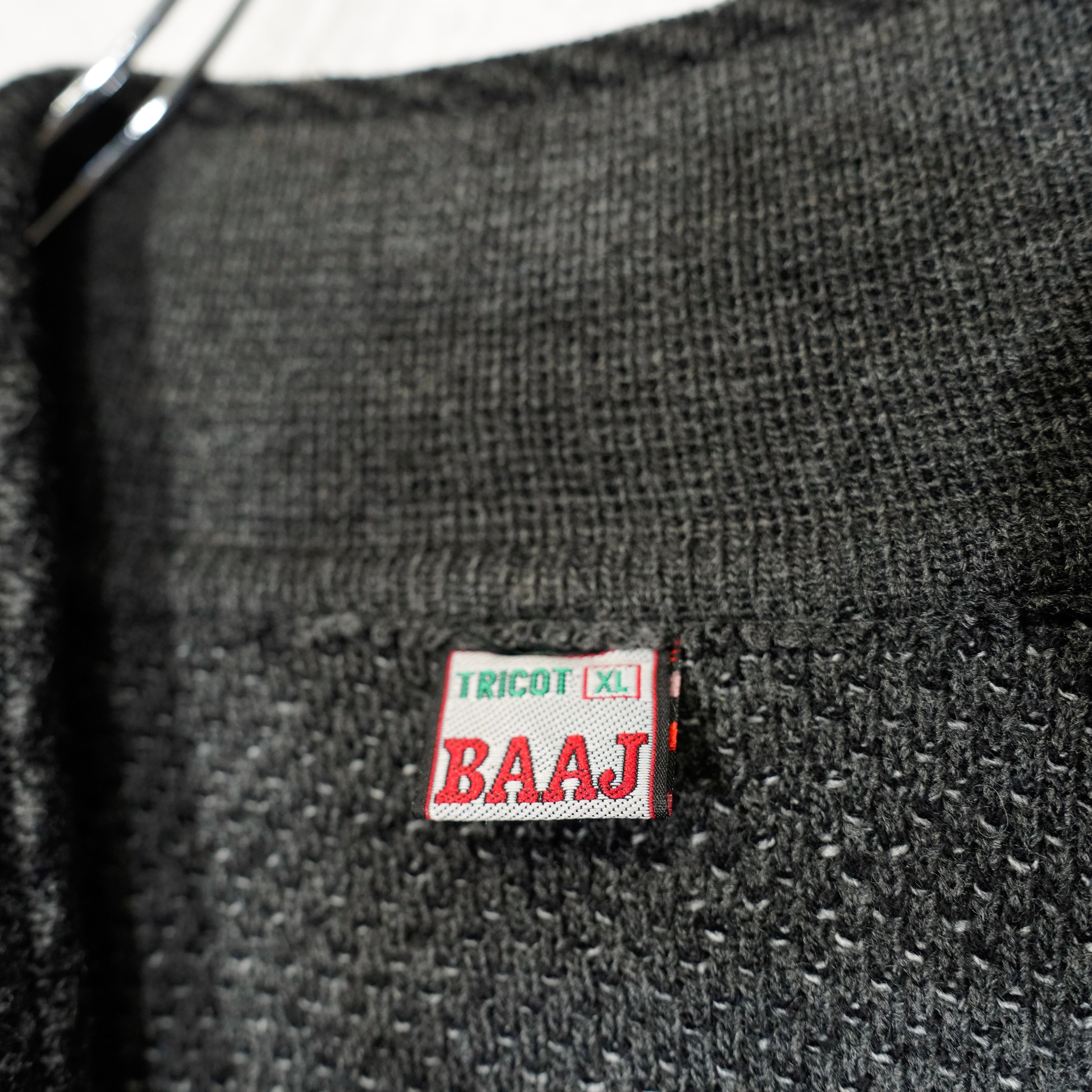 EU VINTAGE TRICOT BAAJ PATTERNED DESIGN 3D KNIT CARDIGAN 