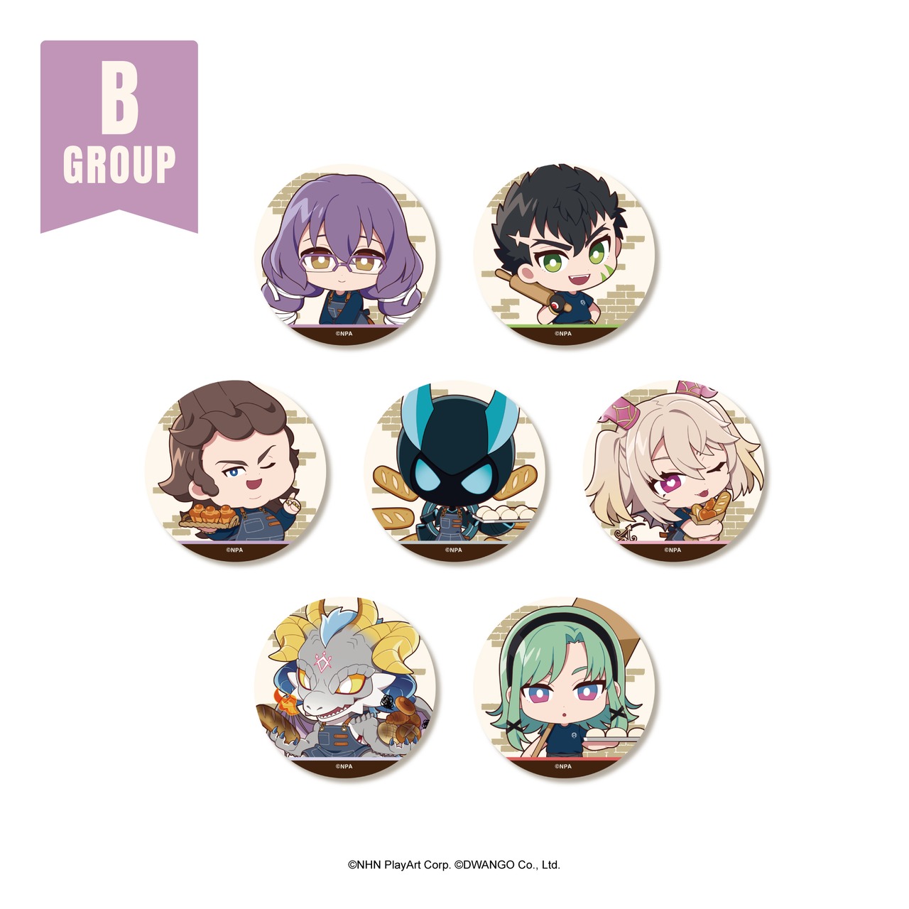 #コンパス 戦闘摂理解析システム × R Baker   トレーディングミニキャラ缶バッジ 【A・B・Cグループ】
