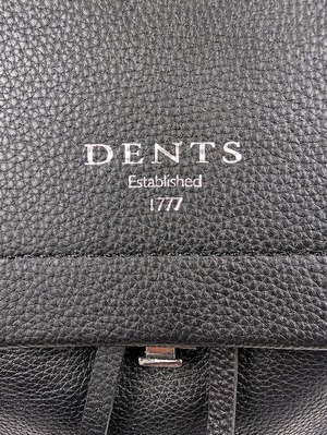 ★超レア・新品未使用★ デンツ DENTS　ペブルグレインレザー バックパック　ブラック　英国王室御用達