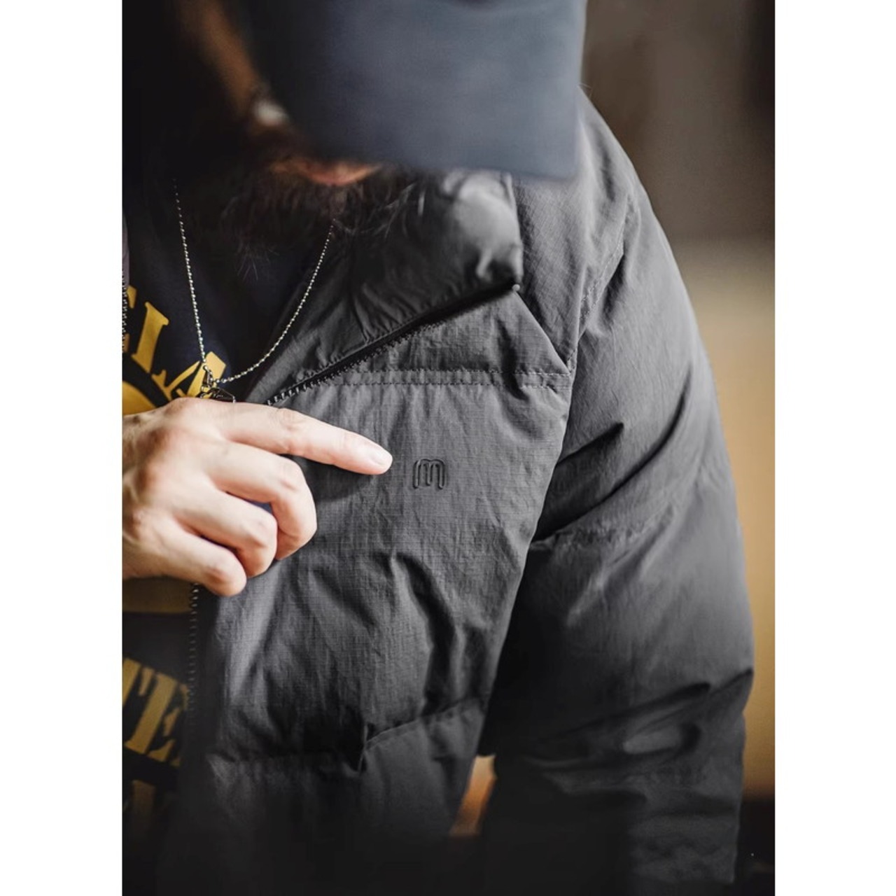 Long Sleeve Hip-Length Short Down Jacket ◇3color H0975