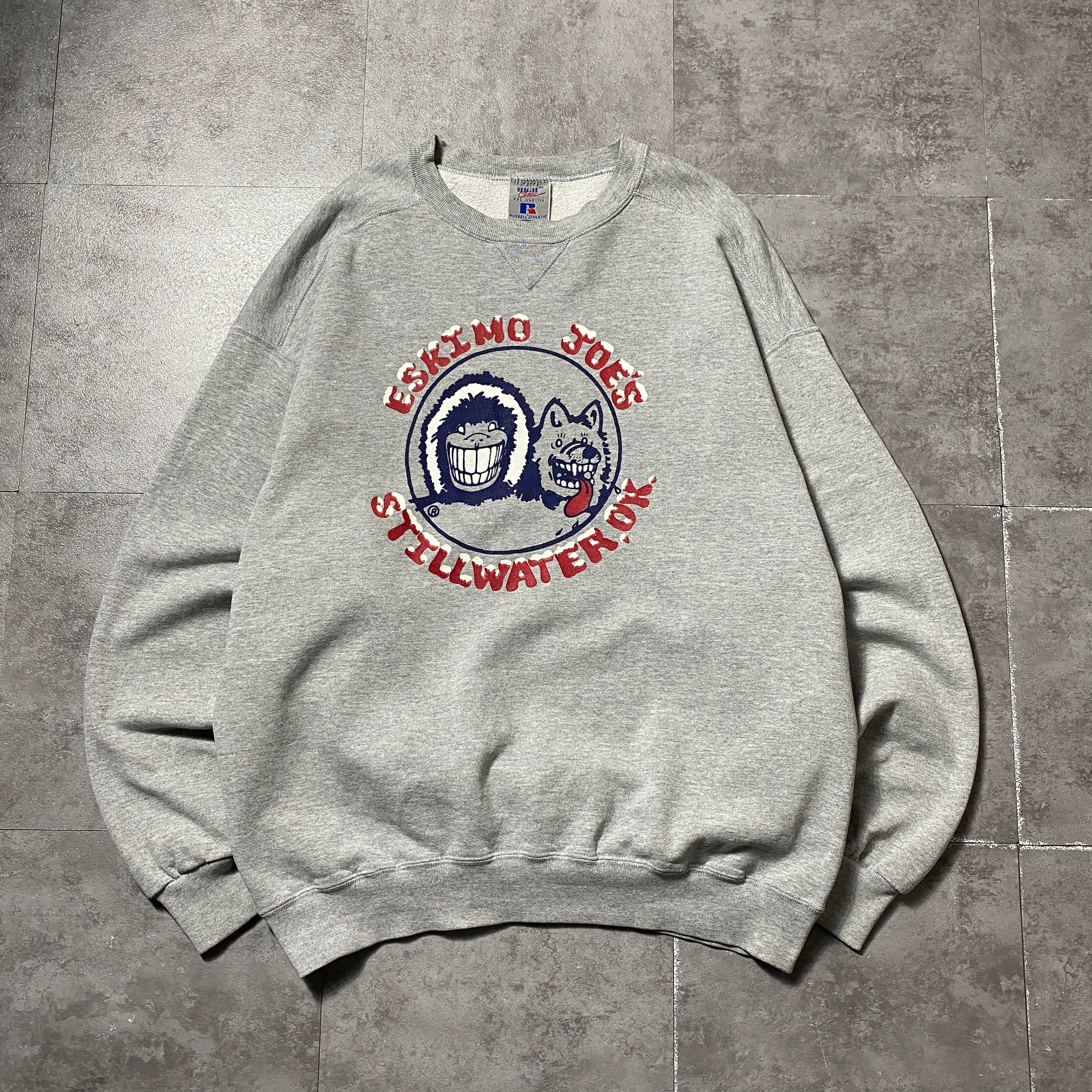 ラッセルアスレチック スウェット 90s usa製 USA製】90's RUSSEL ATHLETIC ラッセルアスレチック ESKIMO JOE'S ロゴ