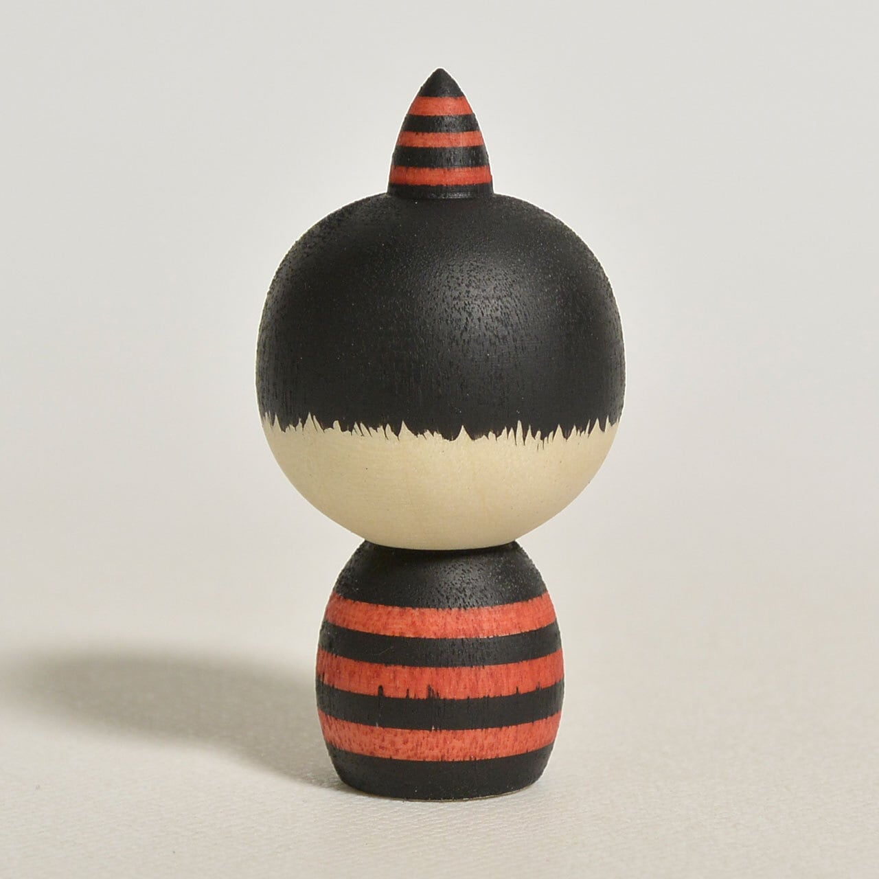 八丈流人こけし　民芸品　希少 小鬼ちゃんこけし 約1.5寸 約4.5cm 鈴木明 工人（作並系）#2390