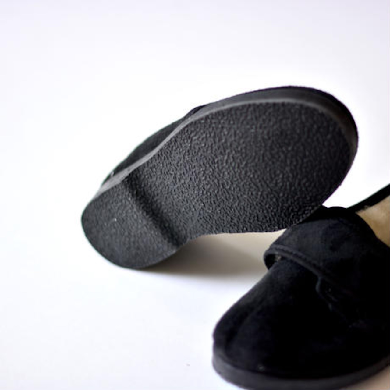 〈 La Cadena 〉BLUCHER VELCRO “ローカットスニーカー”  BLACK x BLACK SOLE  14~21cm