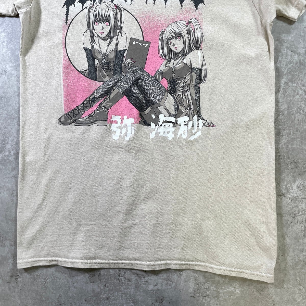 DEATH NOTE デスノート ミサミサ アニメ キャラクタープリントTシャツ