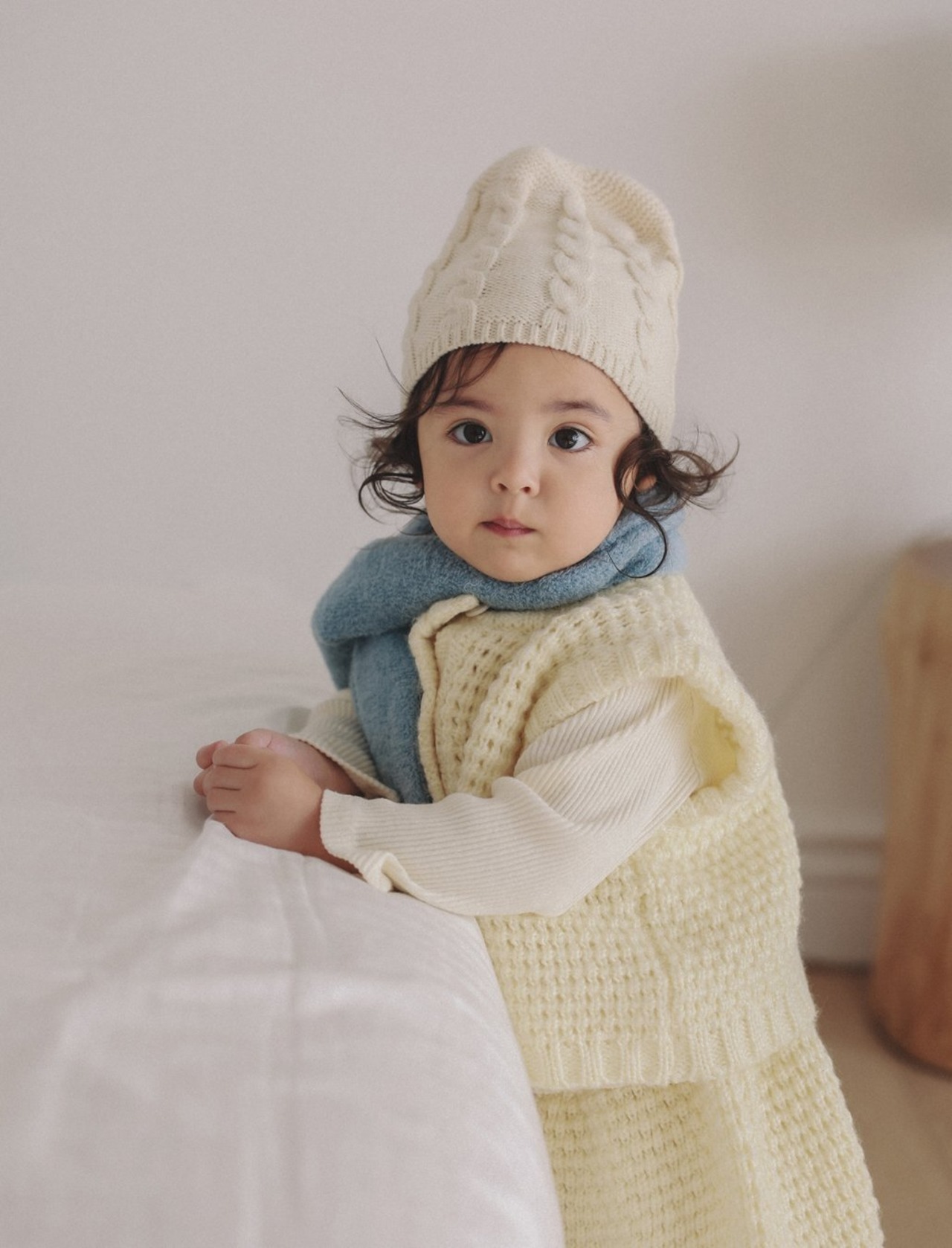 ONU［取寄］dotom knit vest 26winter
