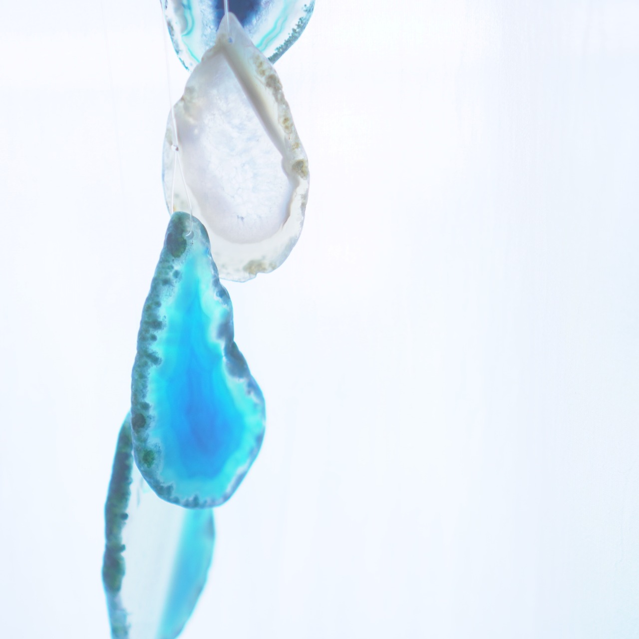 Summer Rain 02 - アゲートヒーリングチャイム / Agate Sun Catcher Wind Chime 830