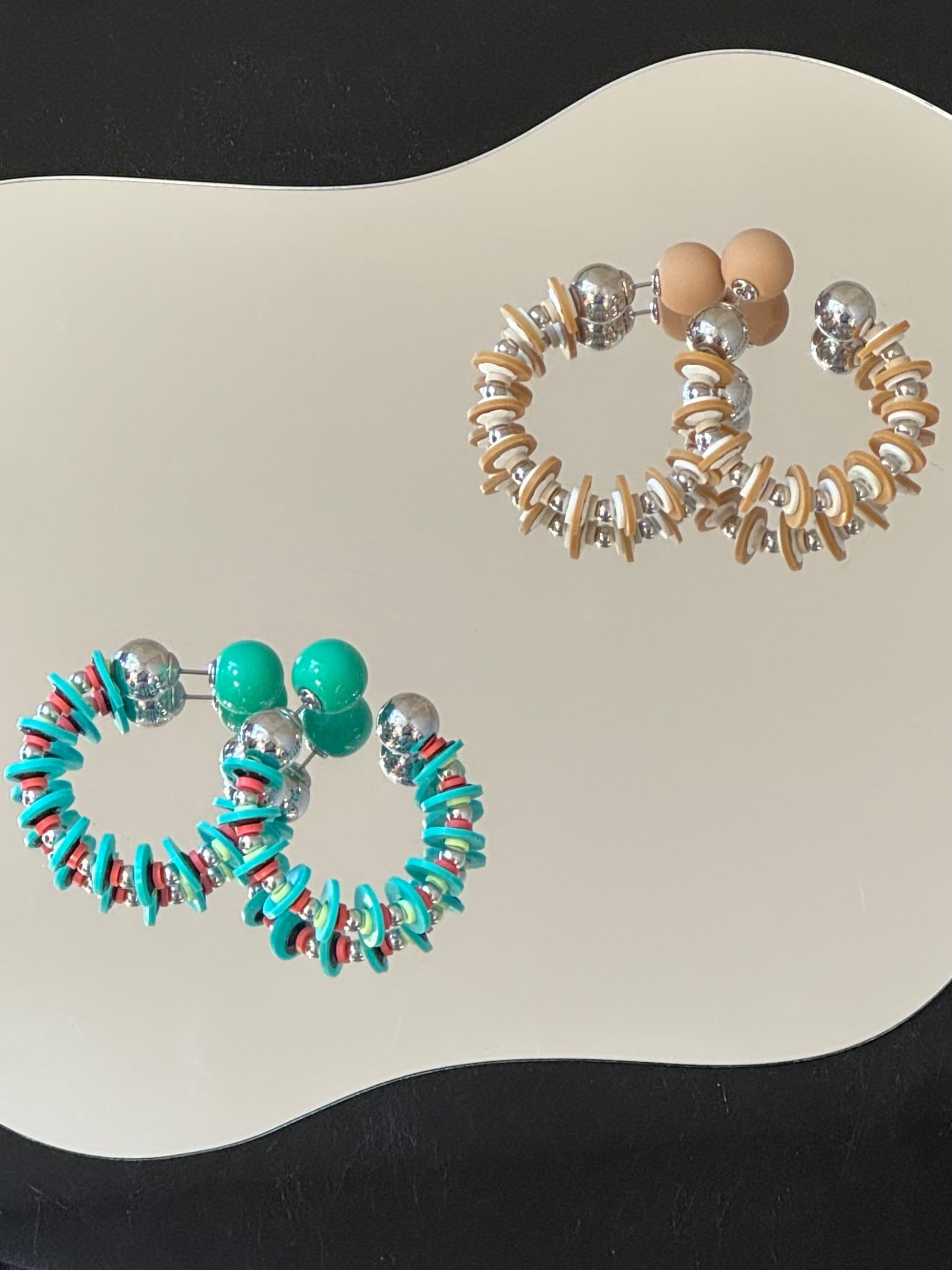 disk circle color mix hoop