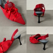 【受注予約：7月上旬入荷予定】special edition sneaker heel/red