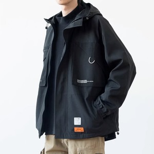 カラーブロック マウンテンパーカー