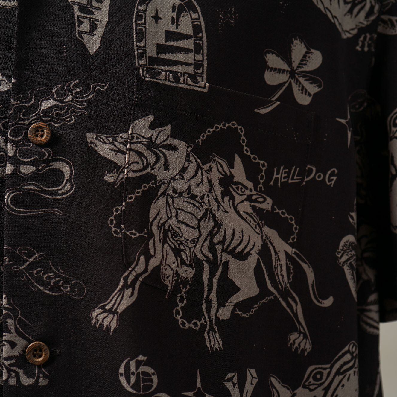 GANGSTERVILLE】ギャングスタービル NO MASTER - S/S SHIRTS 半袖
