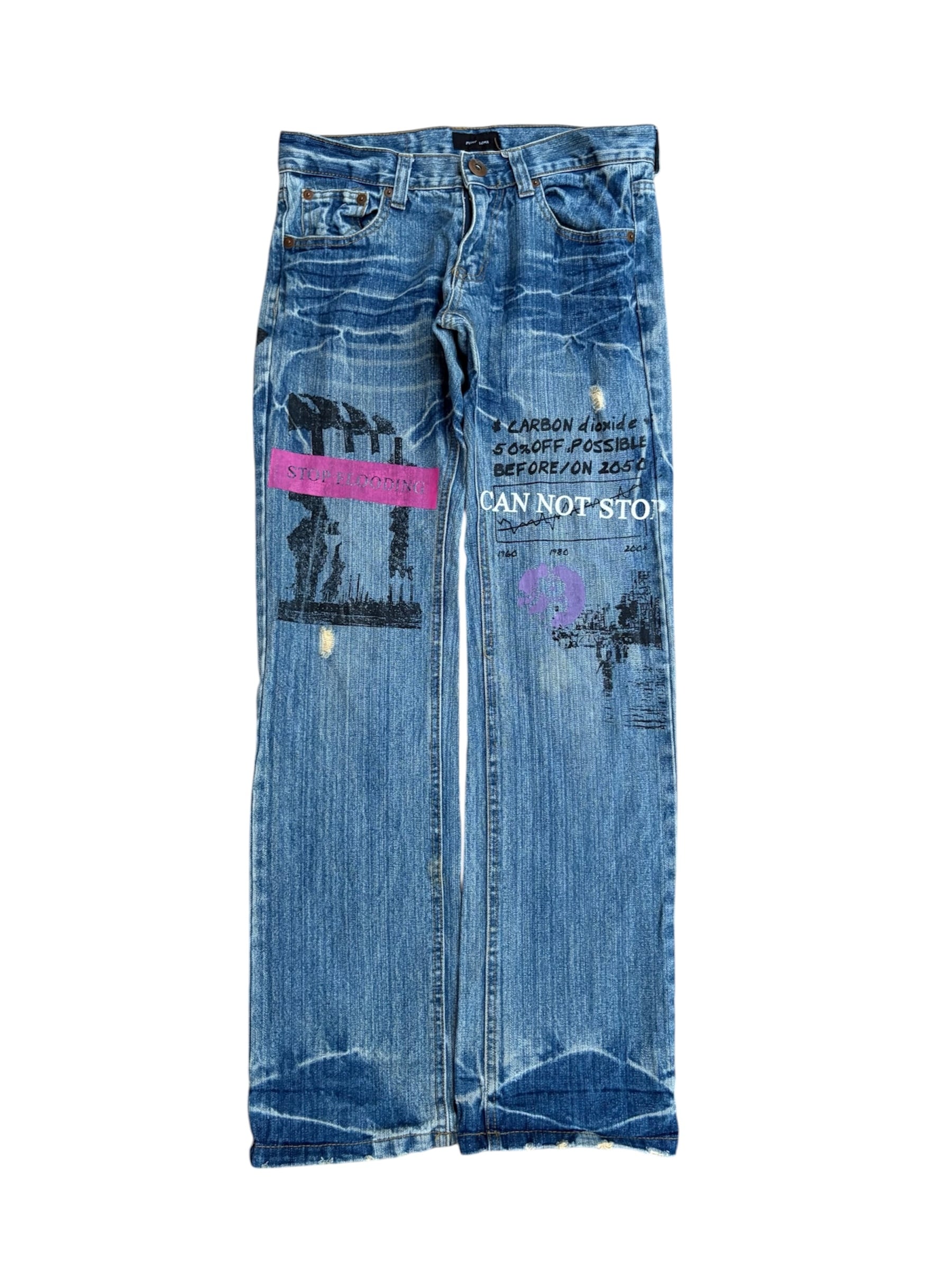 再構築 パッチワークフレアデニム ワイドフレア リメイク デザイン