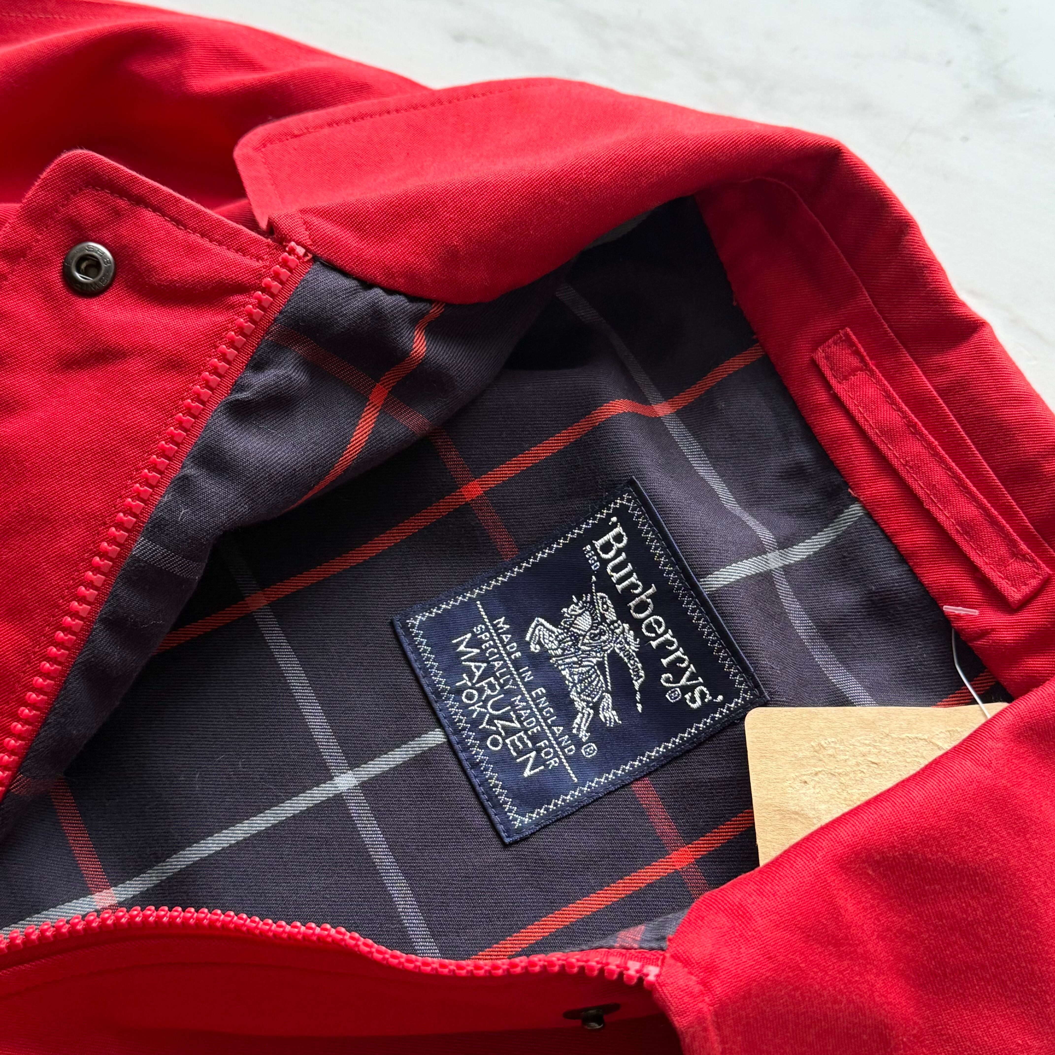 80s England製 Burberry MARUZEN TOKYO light jacket men'sL程 | 古着