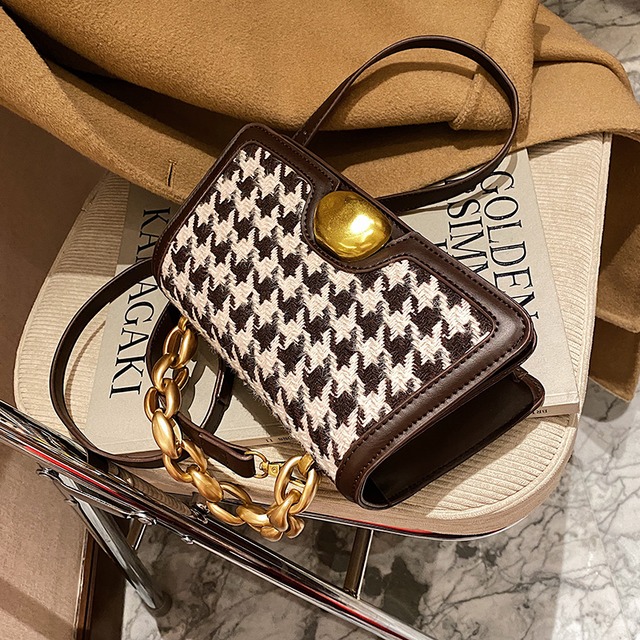 スタイルオータムウィンタースタンダード レトロ 秋物 冬物 スクウェア メッセンジャーバッグ 手作りハンドバック19789435282