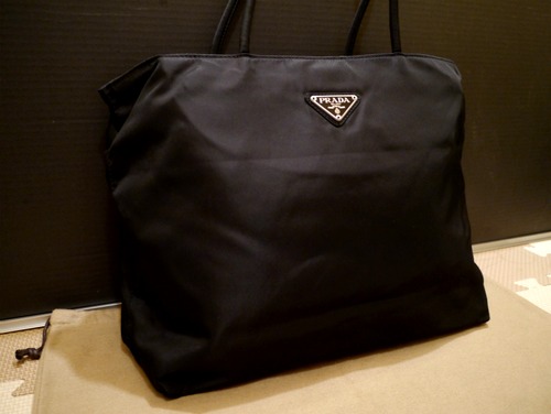 美品◆PRADA プラダ A4対応ビジネス可 ナイロン ハンド バッグ◆