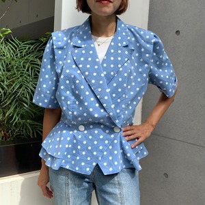 DOT OPEN COLOR SHIRTS JACKET