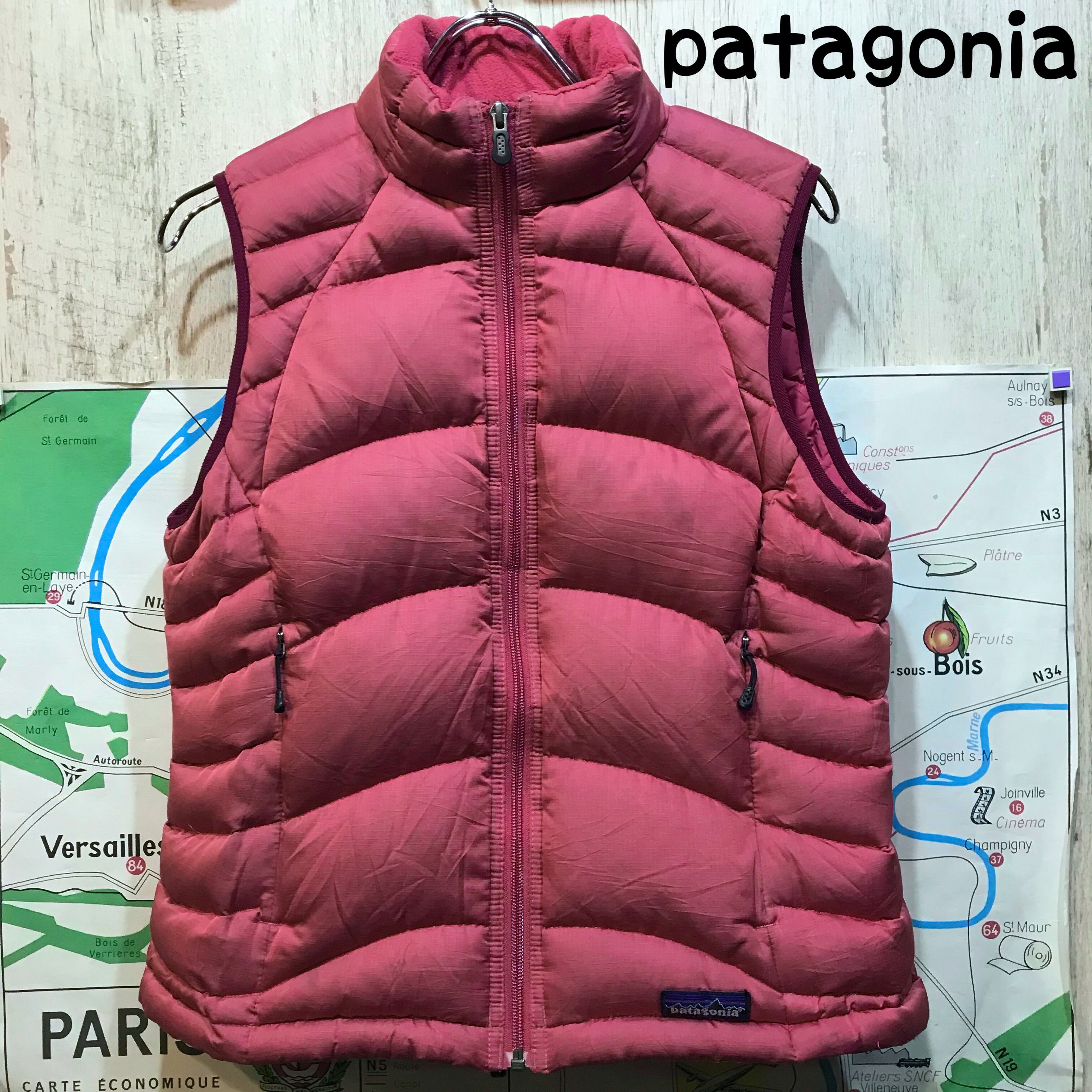 patagonia パタゴニア ダウンベスト KIDS 古着 (805) | 温古着新