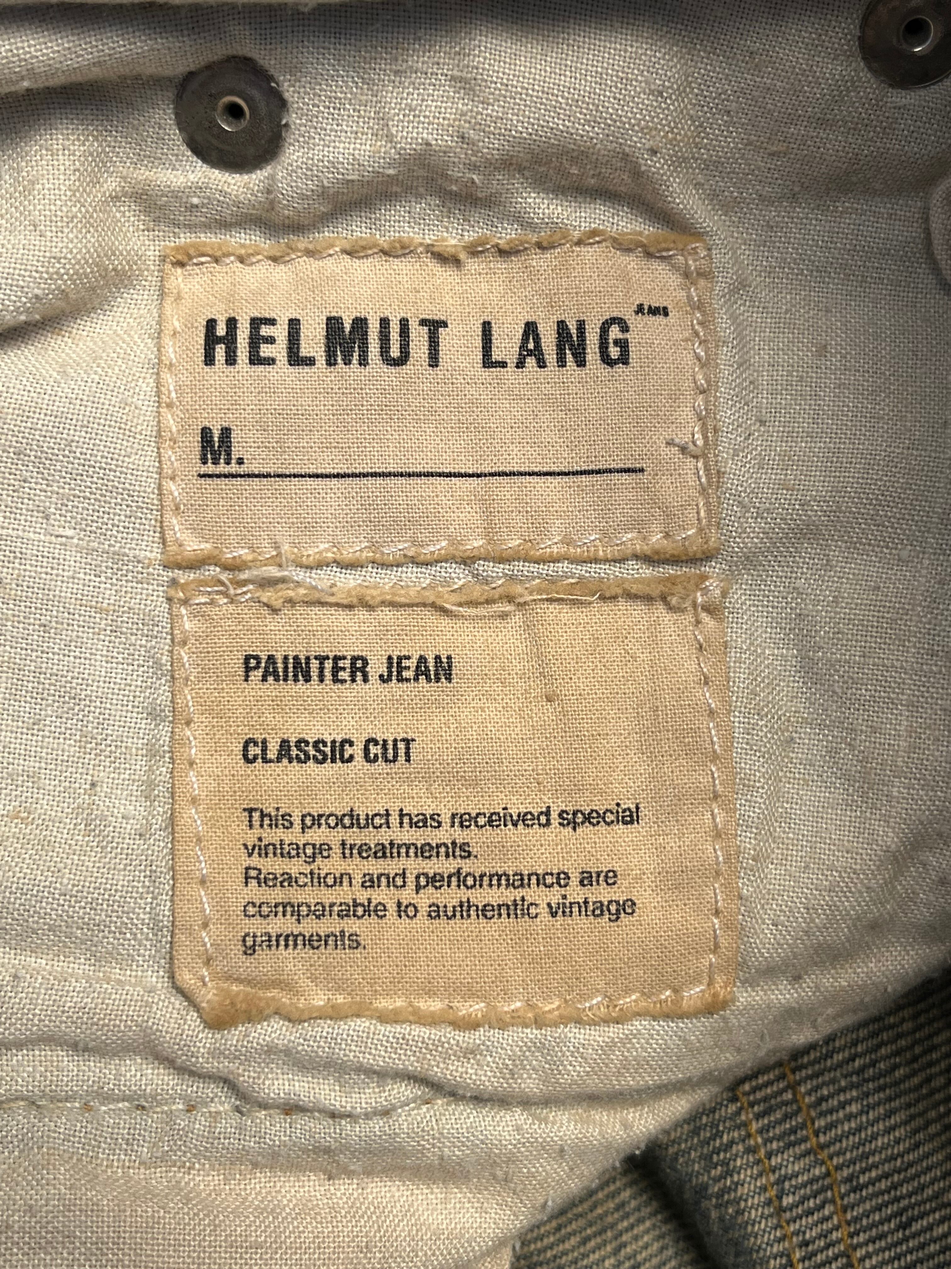 HELMUT LANG 本人期 1999年製 Paint Denim Pants | furugibiyori