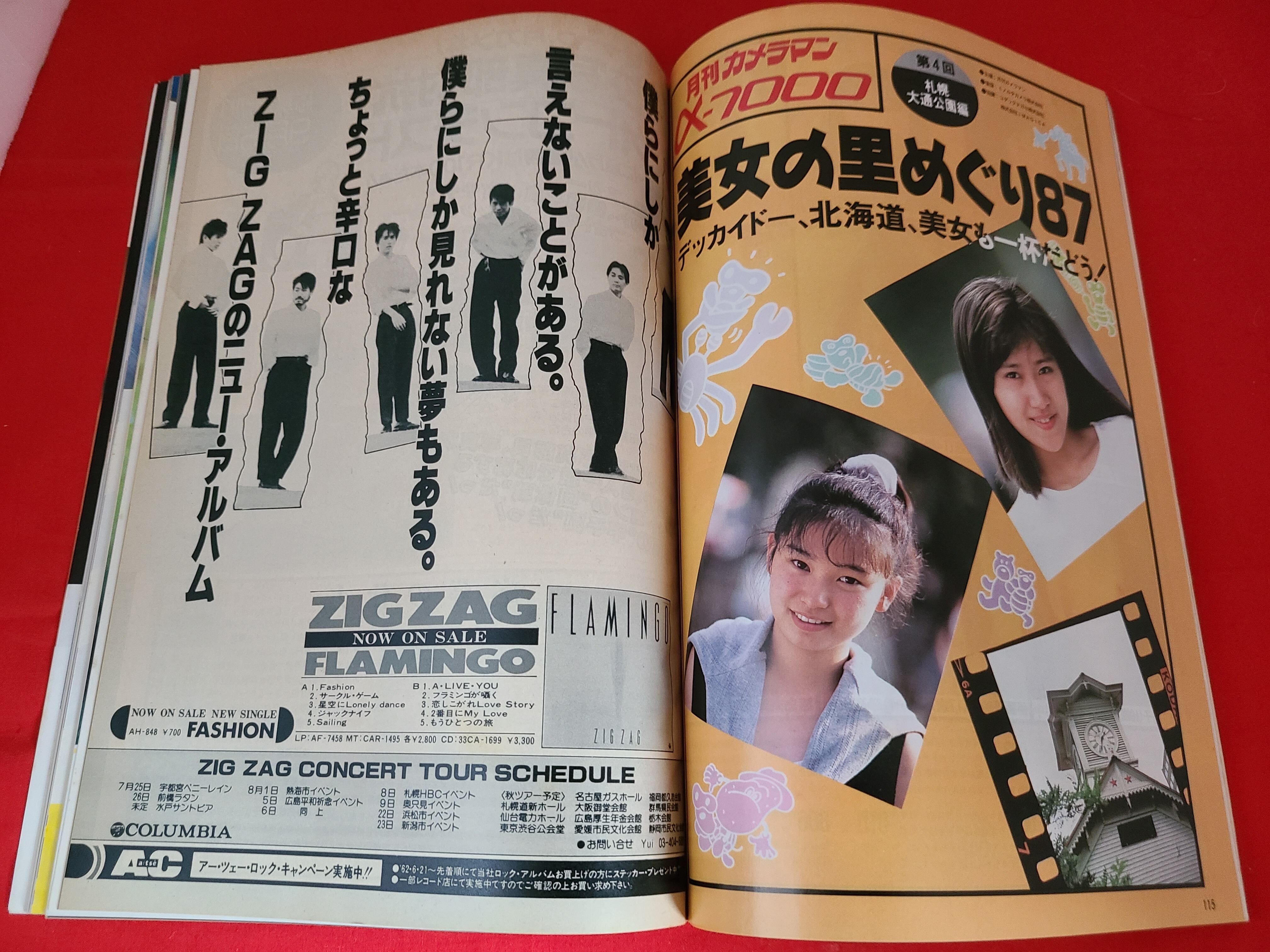 稀少！月刊カメラマン 1987年 9月号 表紙グラビア 畠田理恵 | 冒険浪漫堂