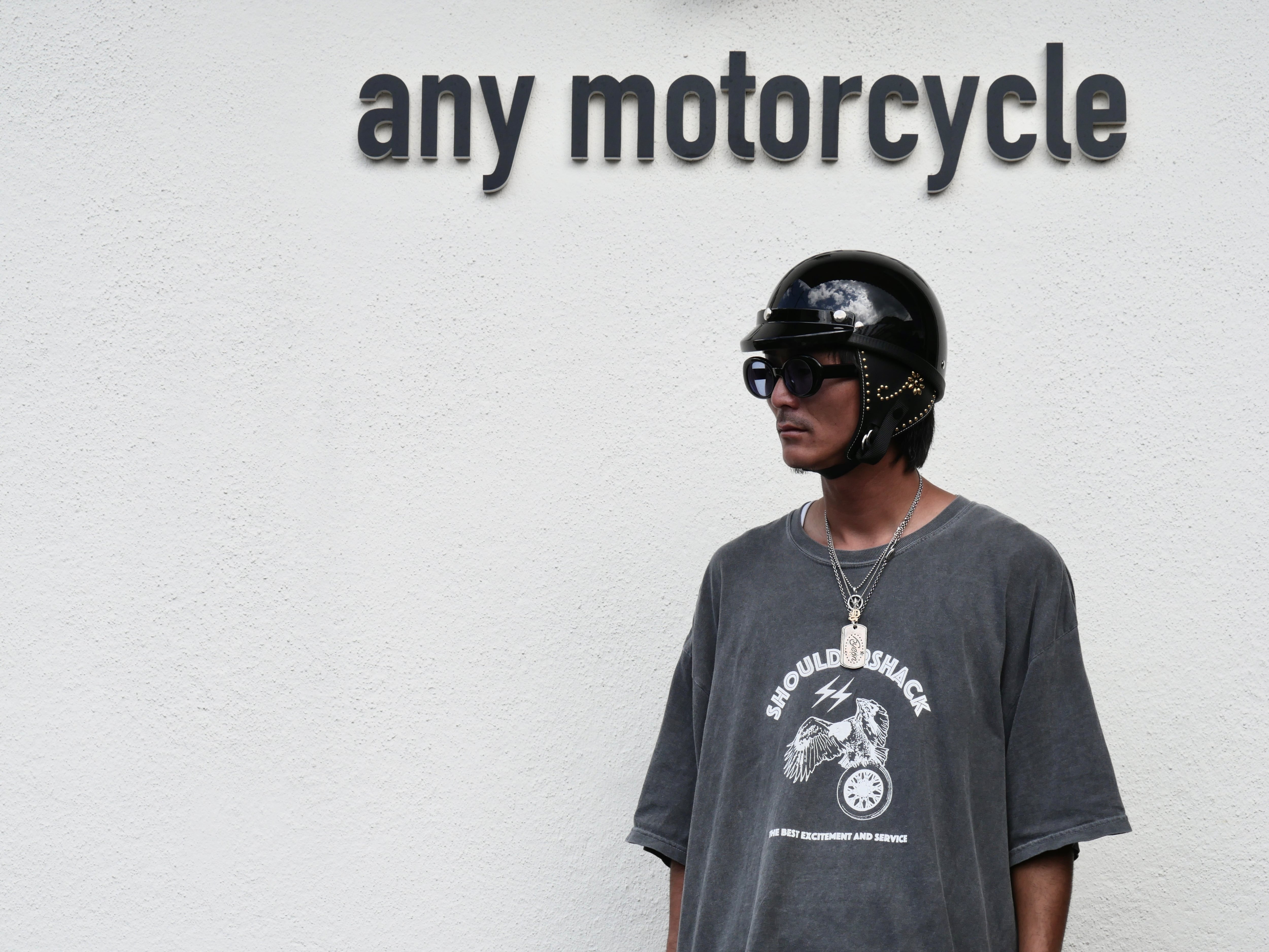 TT&CO.ヘルメット専用】any motorcycleスタッズイヤーカバー