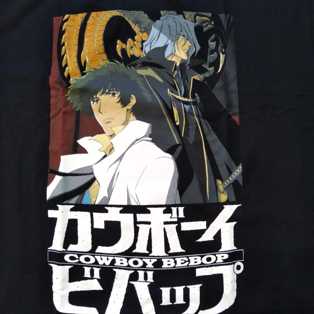 カウボーイビバップ Tシャツ 黒 ビシャス アニメT 公式 カウボーイビバップ Tシャツ XL 黒 ビシャス アニメT