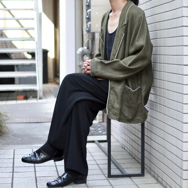 design linen easy tailored jacket