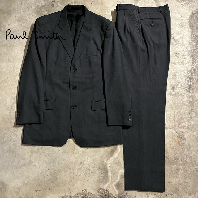 〖Paul Smith〗wool single setup suit/ポールスミス ウール シングル セットアップ スーツ/xlsize/#0319/osaka